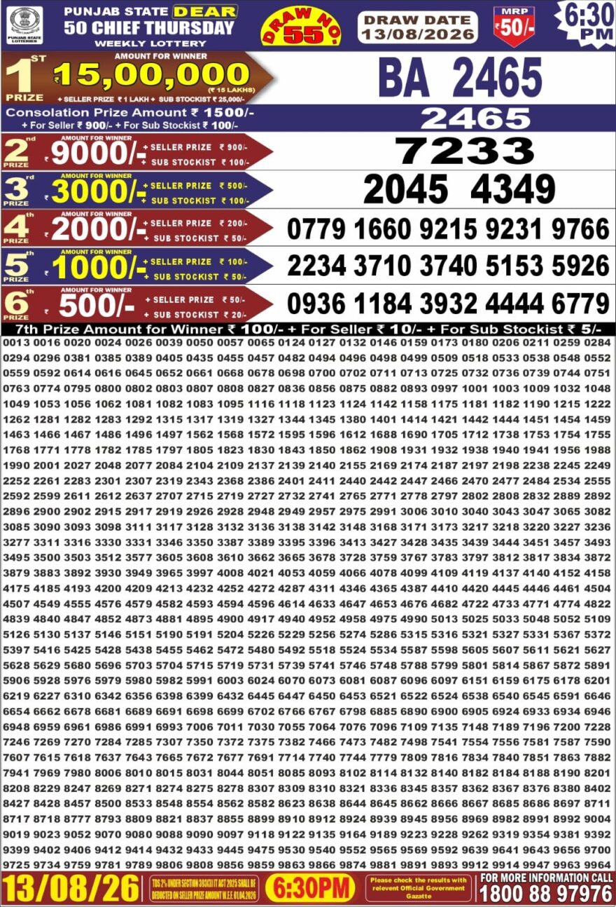 synced punjab result image on 2026 08 13